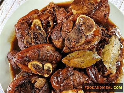 Philippine Cuisine Bukidnon Pata Tim.